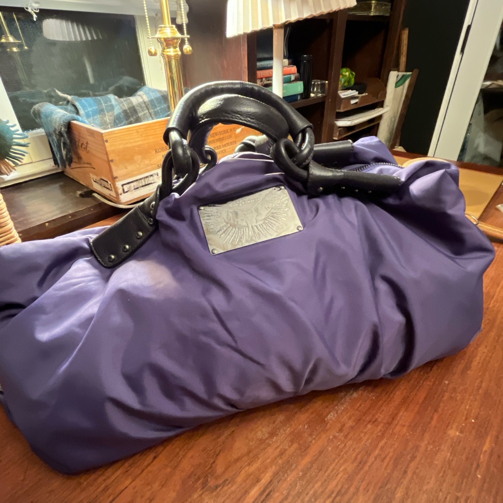 Zadig & Voltaire Roomy Overnight Bag. Leather Accents.
